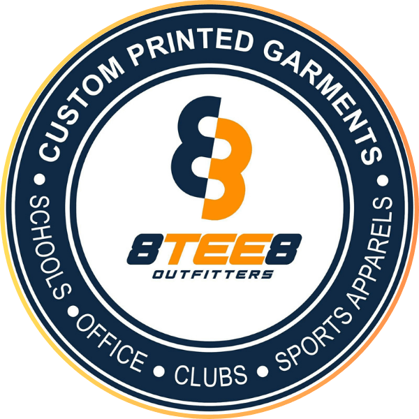 8TEE8 Outfitters sponsor logo