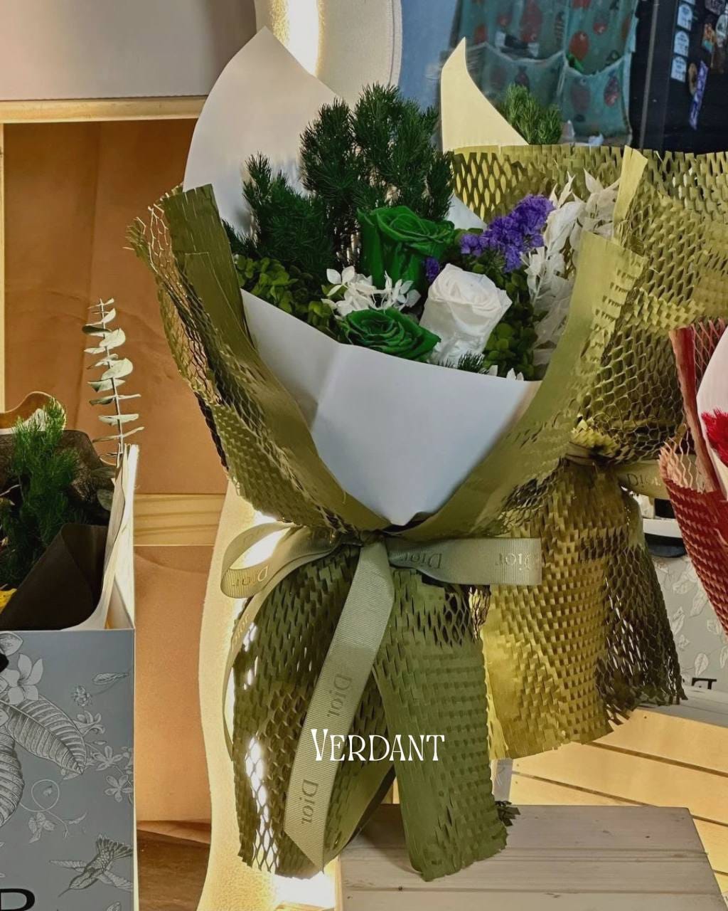 Verdant preserved bouquet