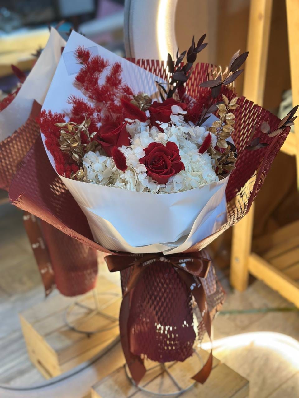 Carmine bouquet