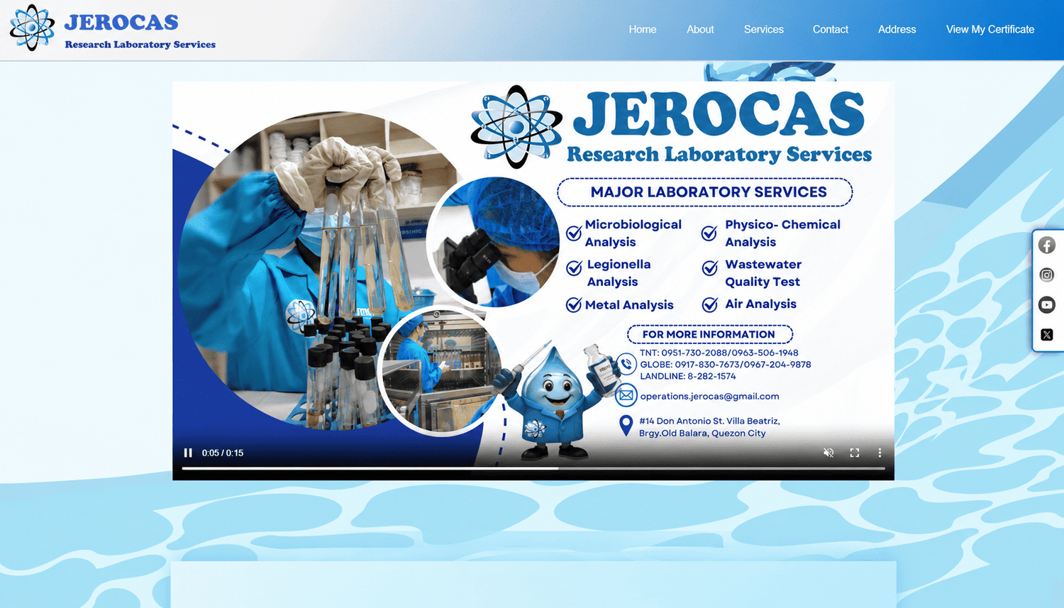 Website before working with MethodDesk