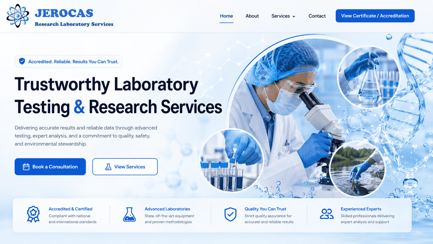 Website after working with MethodDesk