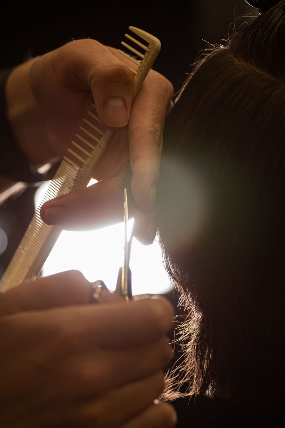 Salon styling session