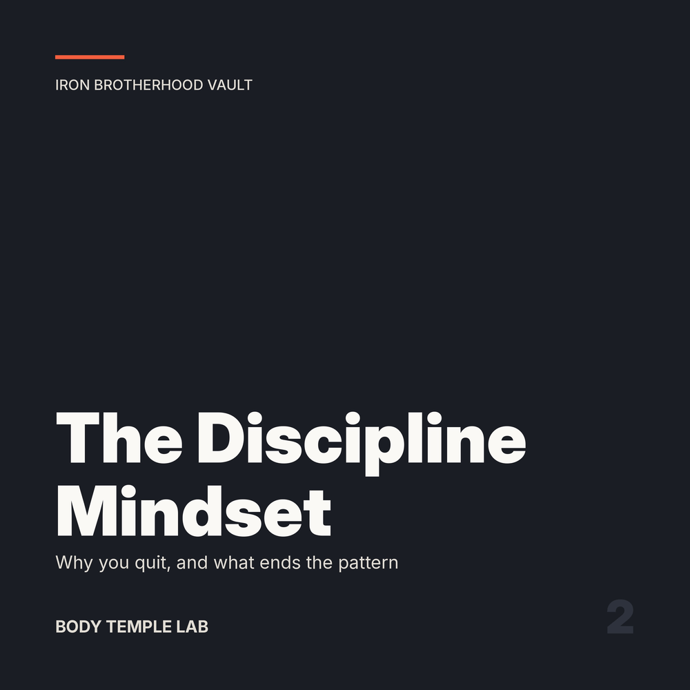 The Discipline Mindset, album cover