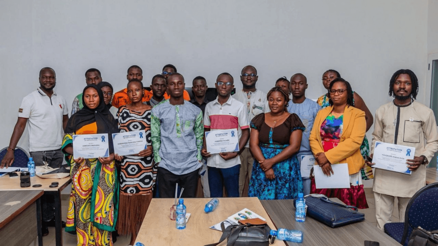 Remise d'attestations