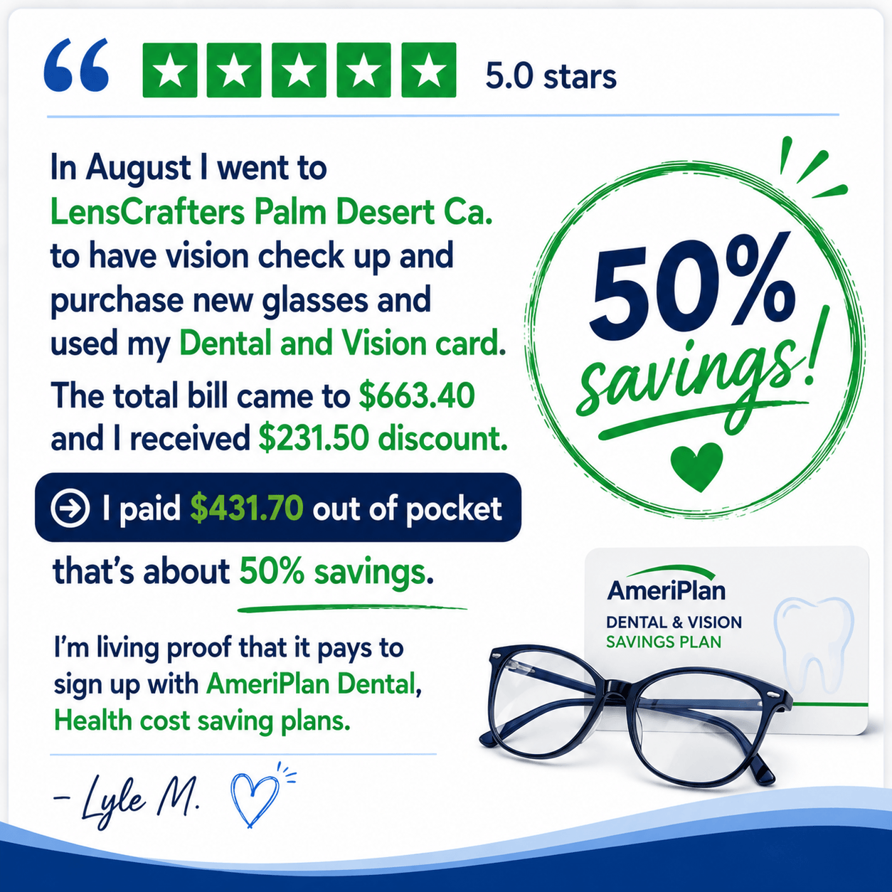 Vision Savings