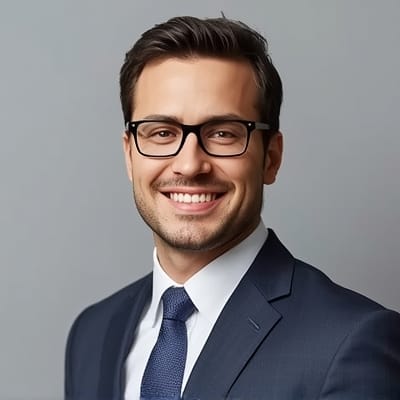 friendly male business owner portrait