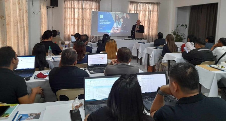 Roy Bahala facilitating a GLOBALG.A.P. GRASP training session