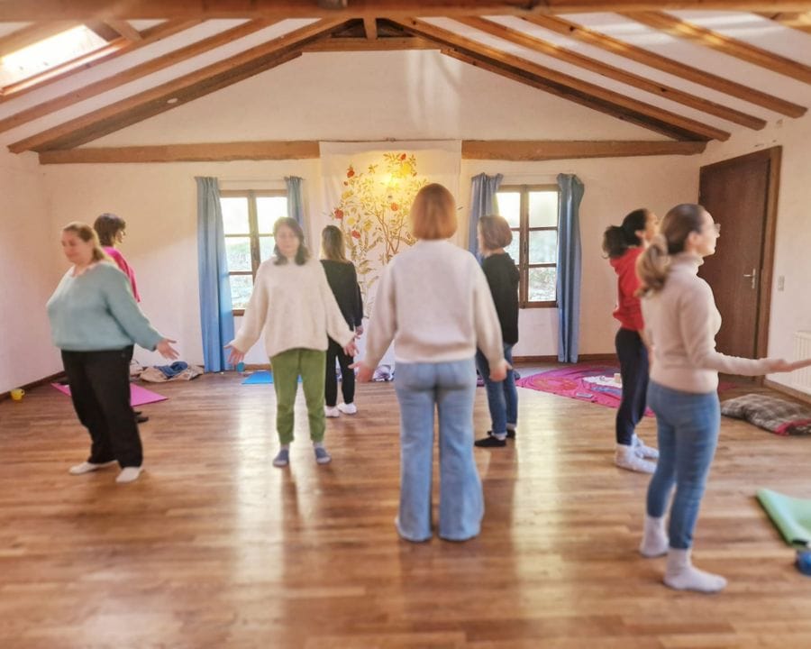 Session de formation en cercle