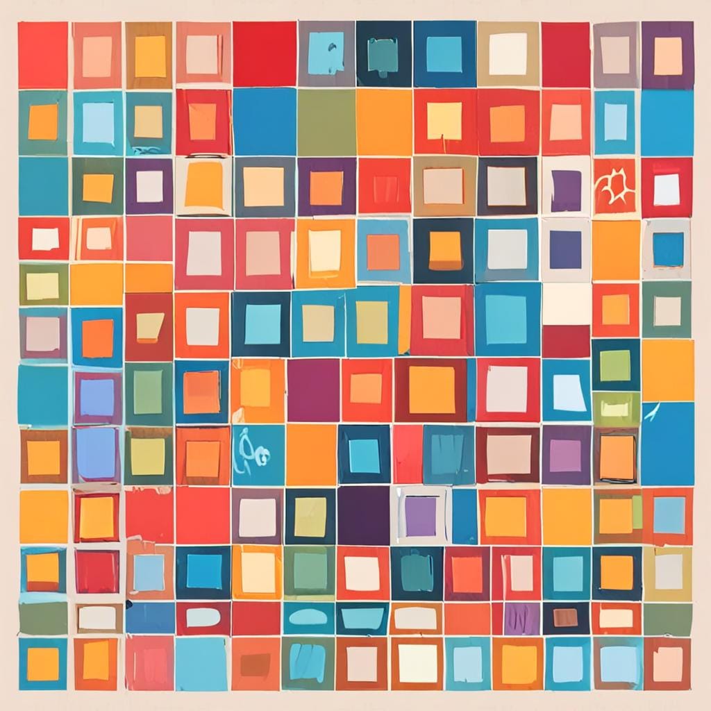 colorful framework blocks