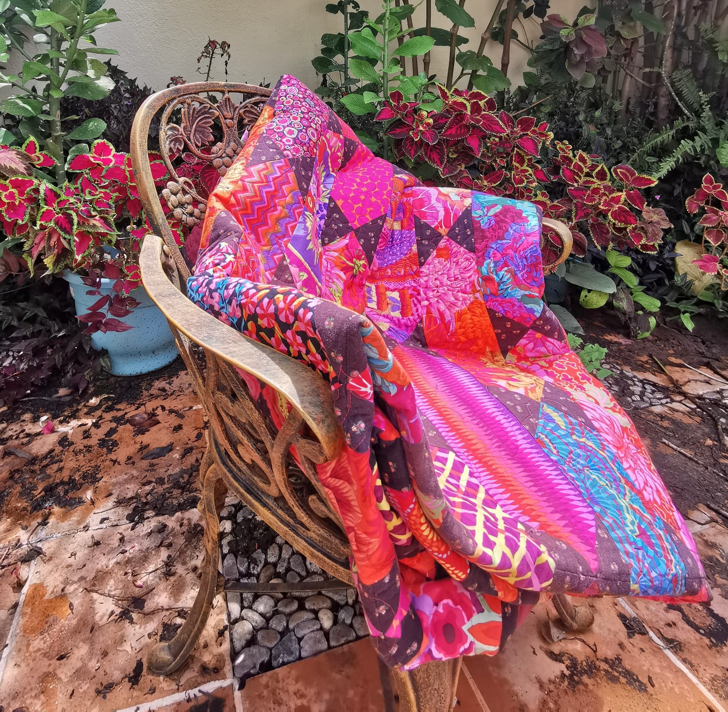 Happy Colors — original textile artwork
