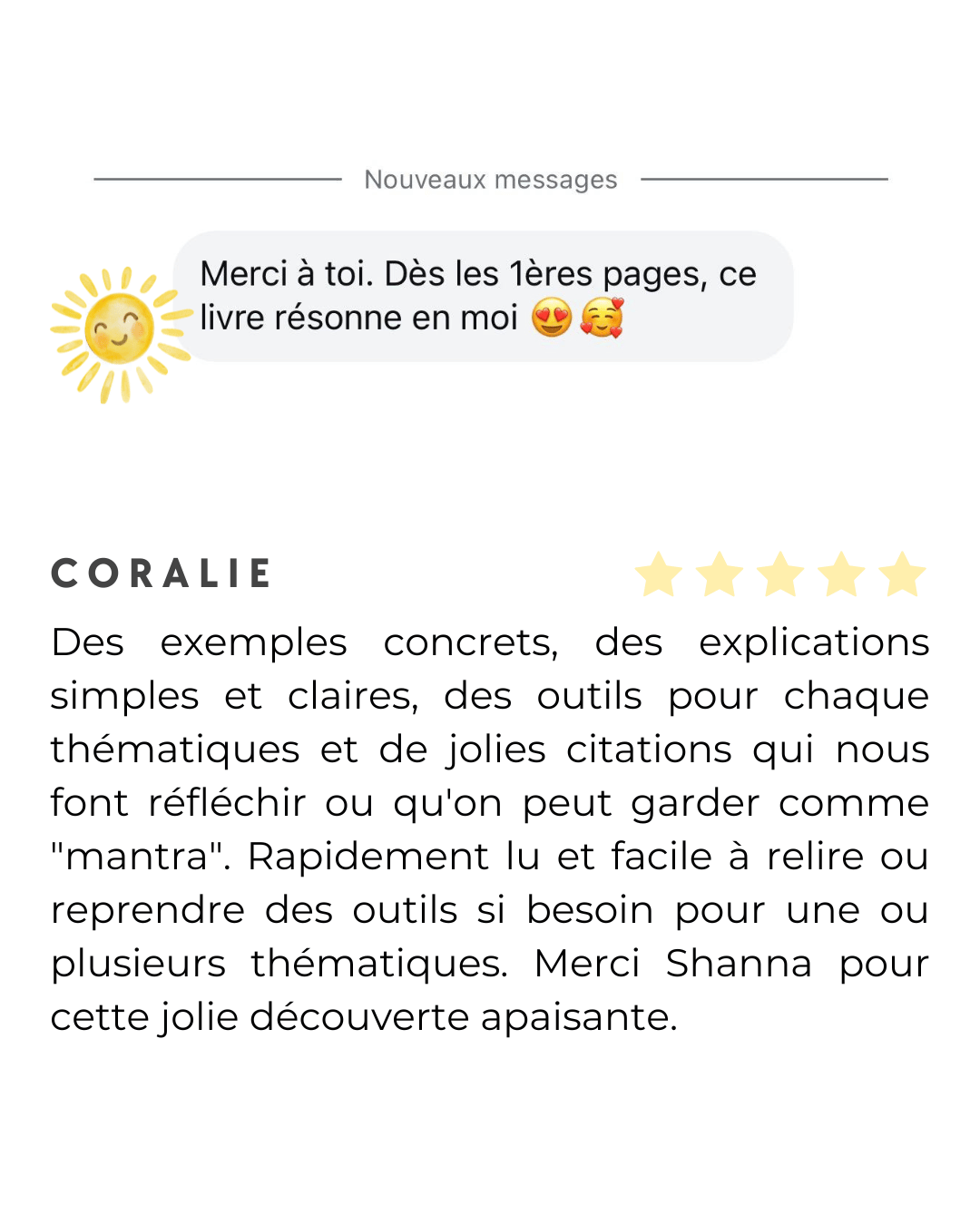 Témoignages des personnes qui ont lu le livre