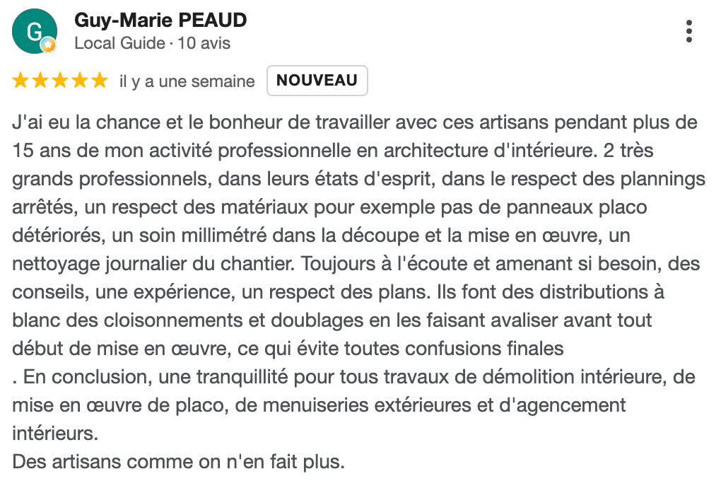 Avis Google 2