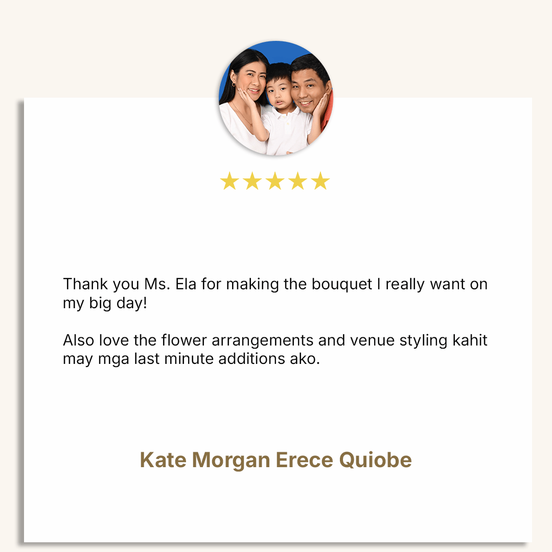 Client testimonial — Miels Event Styling