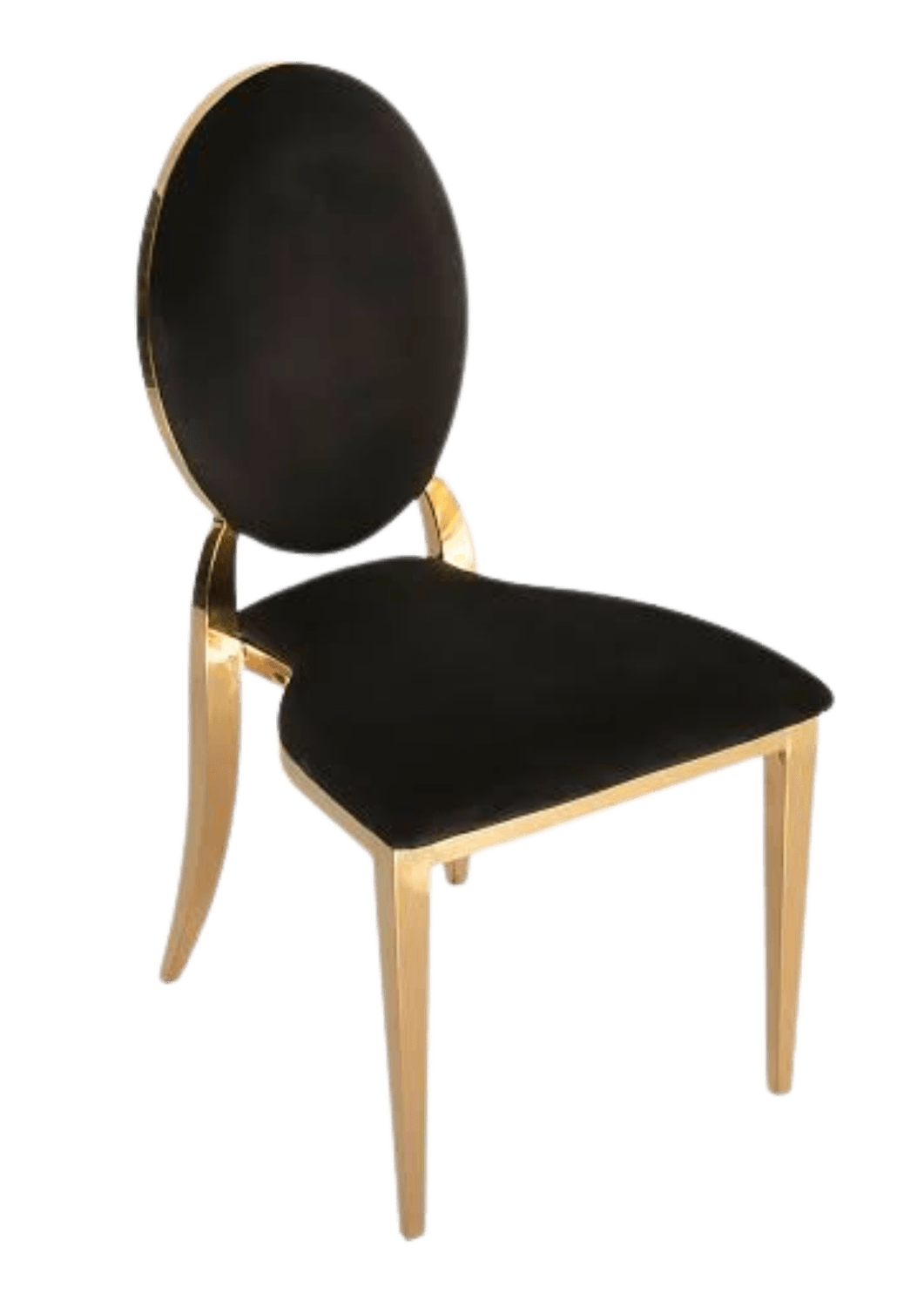 Velvet Chair - Black