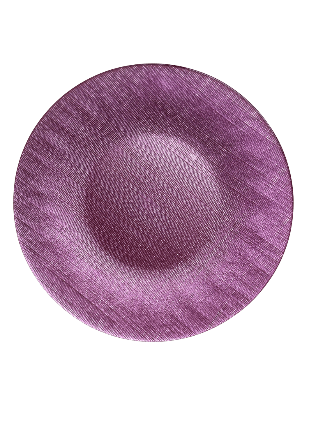 Glass Charger Plate - Pink