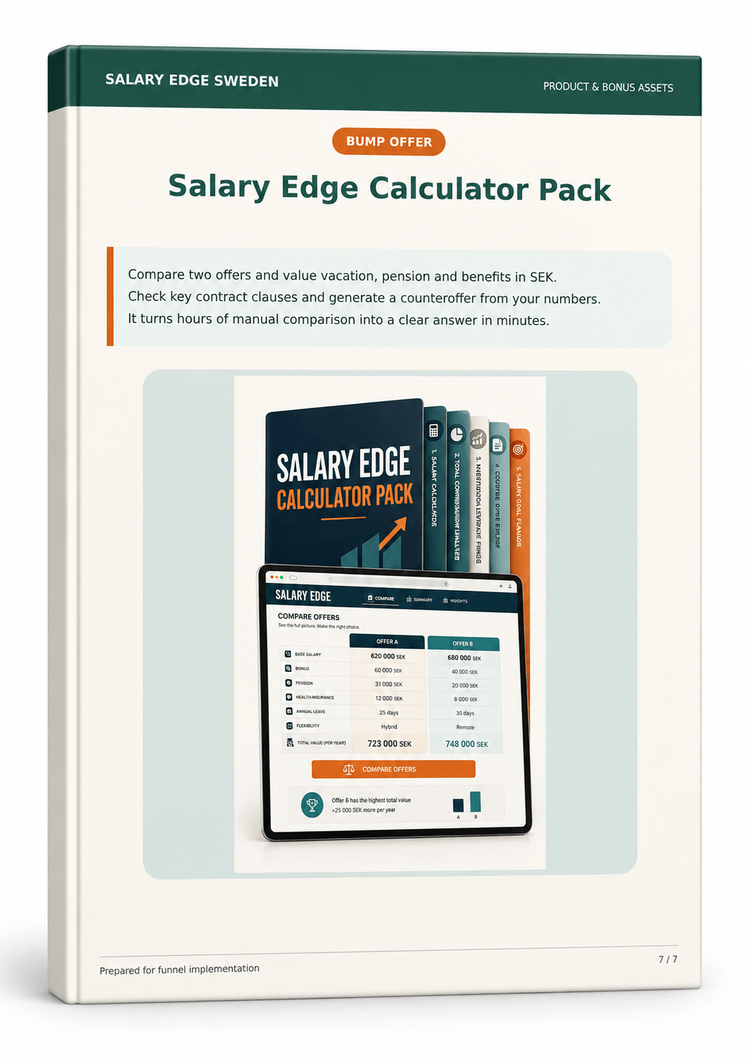 Salary Edge Calculator Pack
