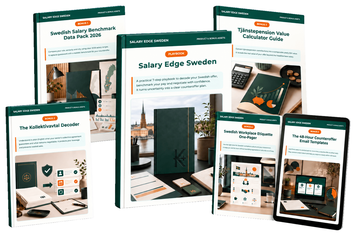 Salary Edge Sweden complete 3D bundle with five bonuses