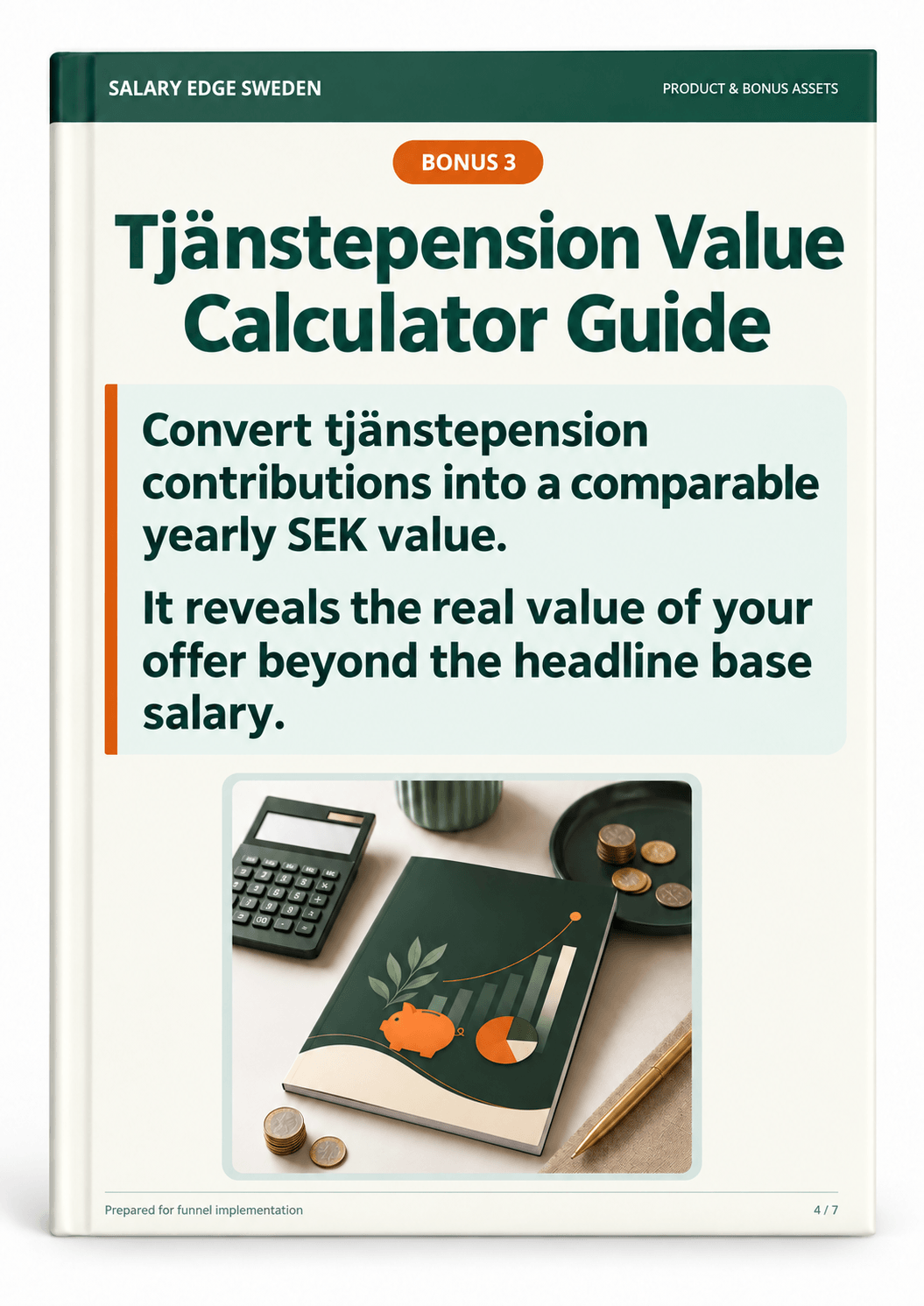 Tjanstepension Value Calculator Guide