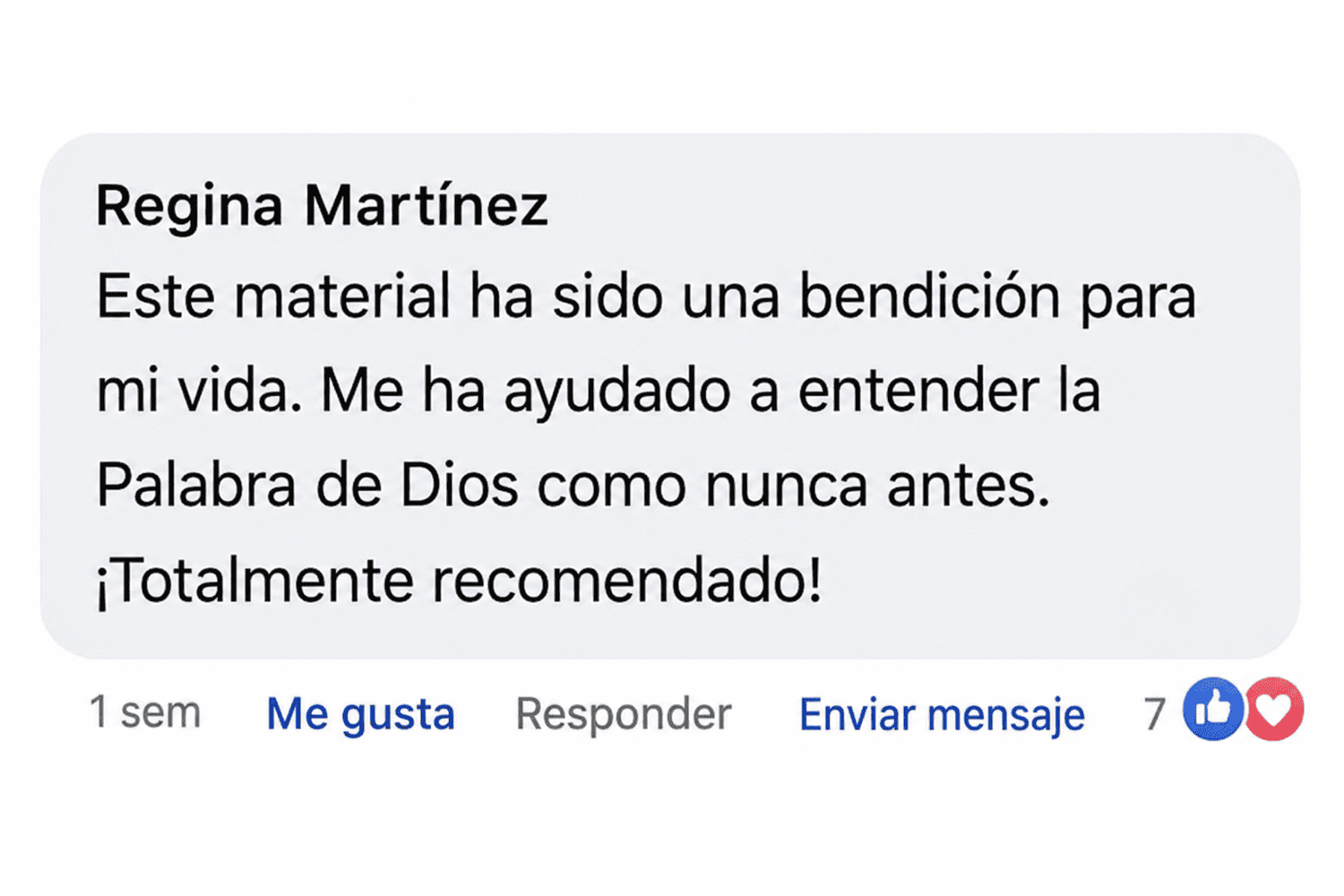 Testimonio de Regina