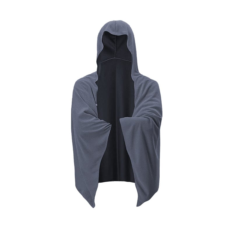 Poncho rafraîchissant Fresh Japan, coloris gris foncé