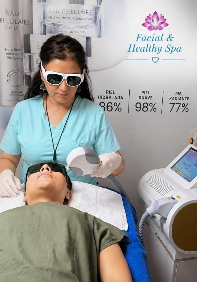 Tratamiento facial en Facial & Healthy Spa, Playa del Carmen