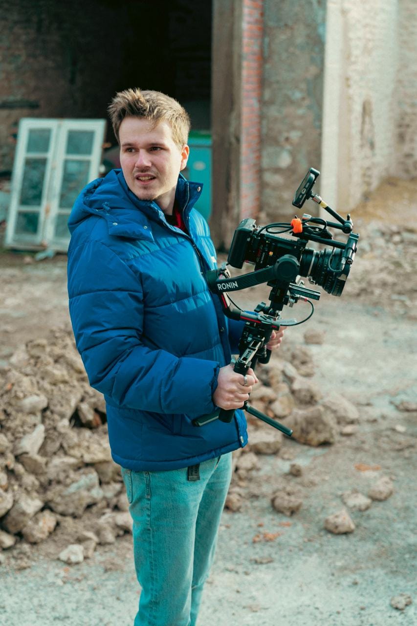 Matteo, réalisateur et intervenant de l'atelier vidéo