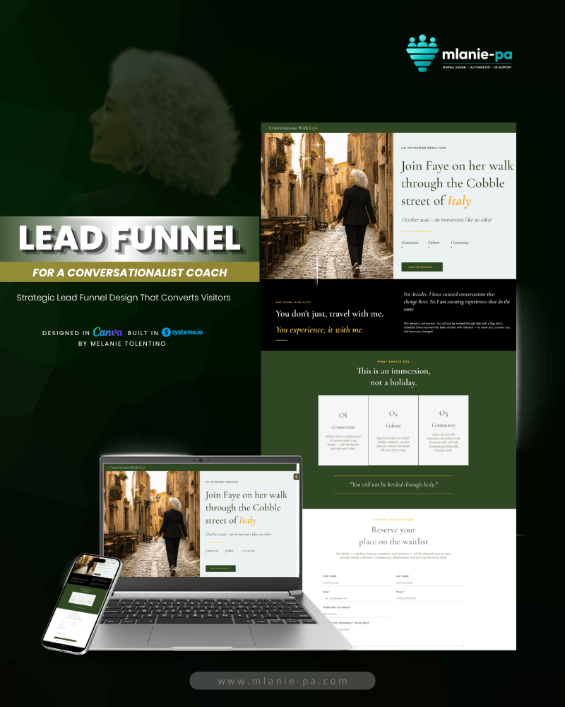 Lead generation funnel project