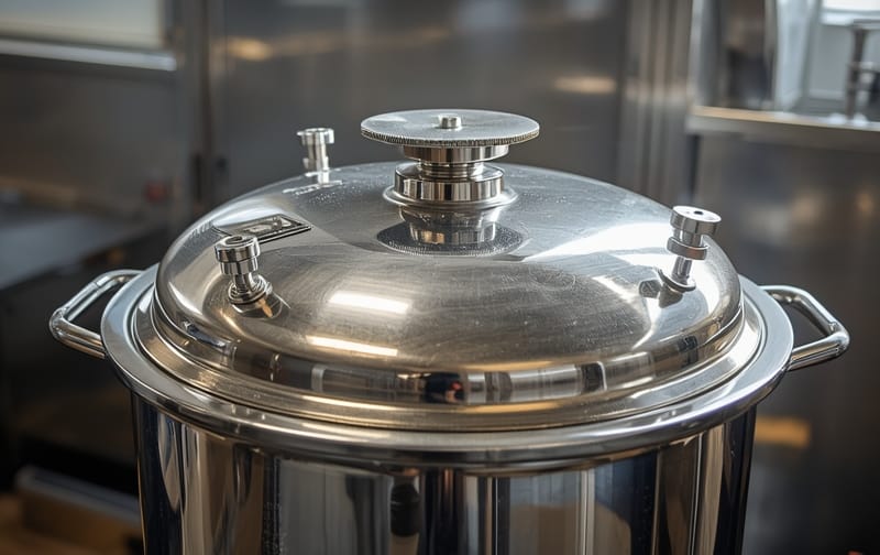 stainless steel retort pressure cooker machine kitchen