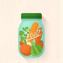 glass mason jar sealed food
