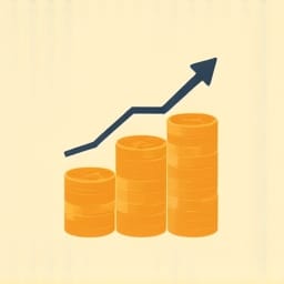 growth coins icon