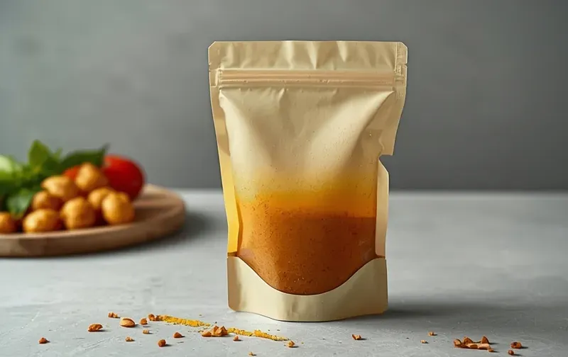 retort pouch food rendang curry home kitchen online class laptop