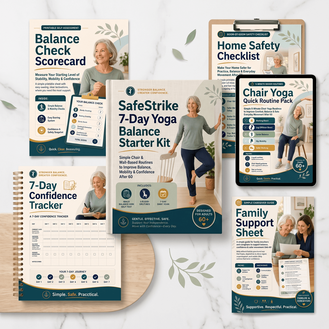 SafeStrike 7-Day Yoga Balance Starter Kit cover