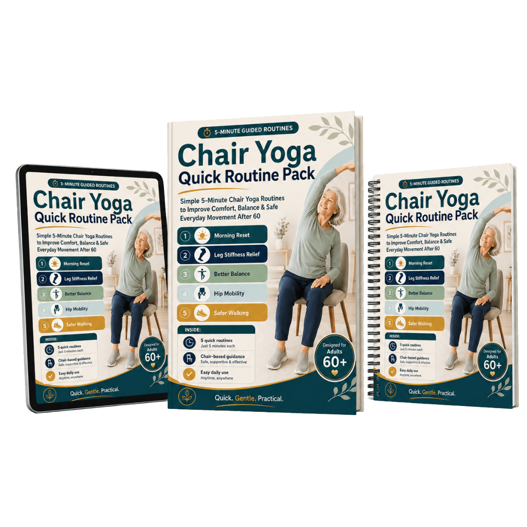 Chair Yoga Quick Routine Pack mockup
