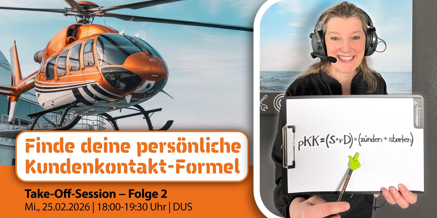 Vorschau Take-Off-Session 2 – Finde deine persönliche Kundenkontakt-Formel