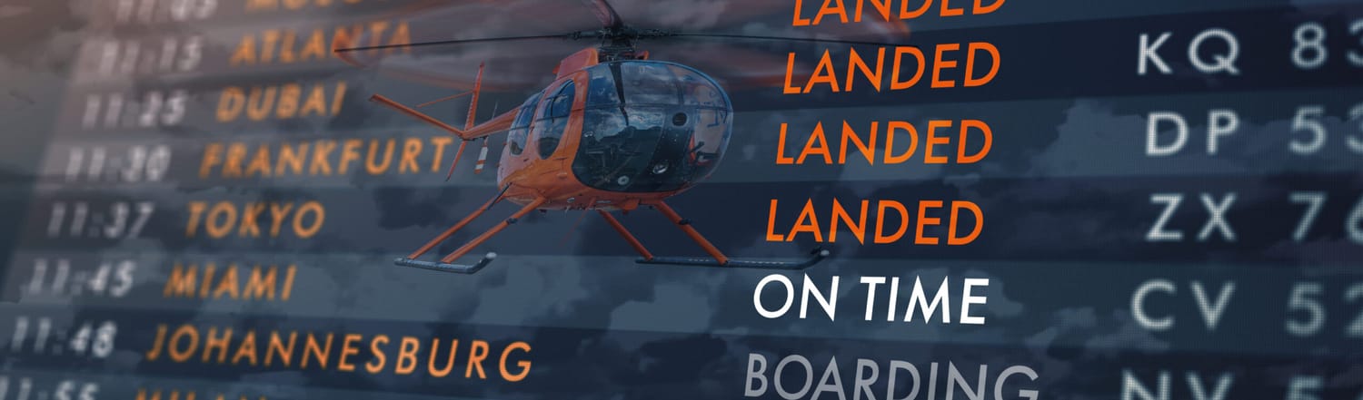 Heli über dem Meer mit dem Spruch: Worauf man seinen Fokus richtet, das wird wahr.