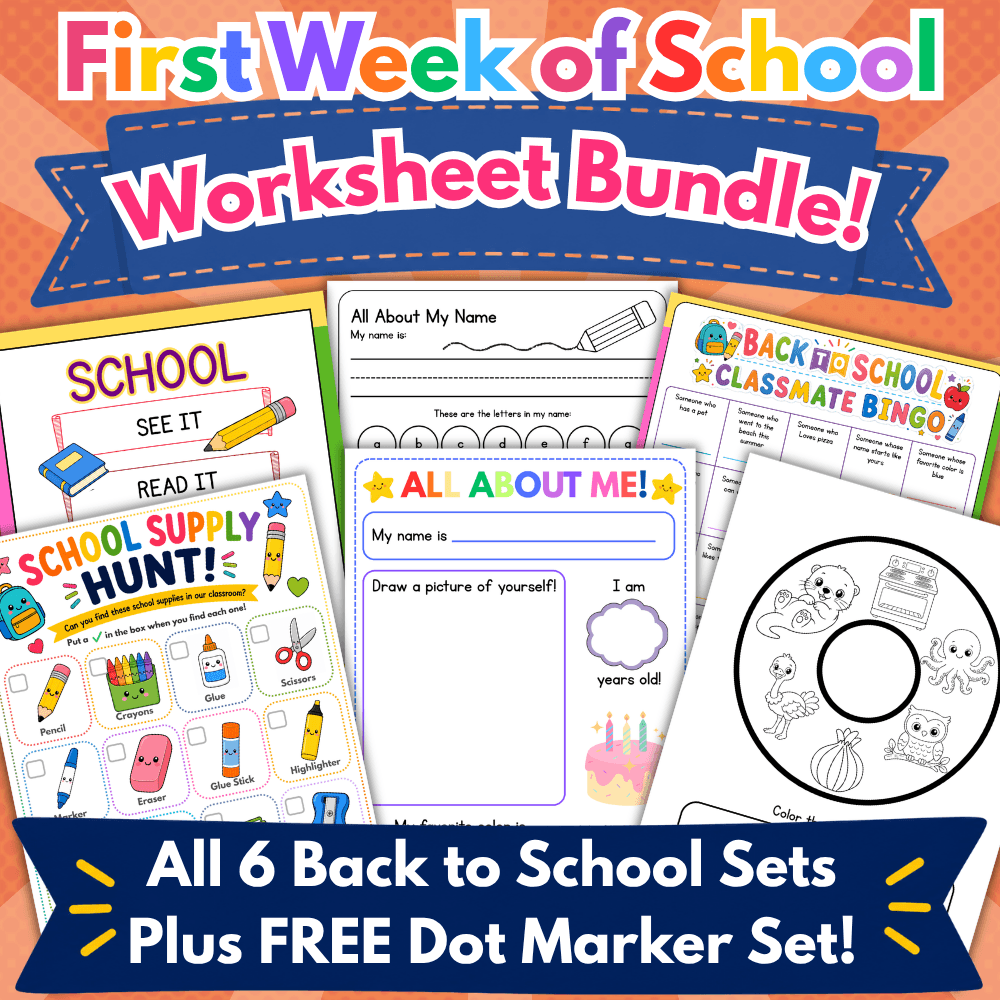 Seasonal & Holiday worksheets - Preschool Champions