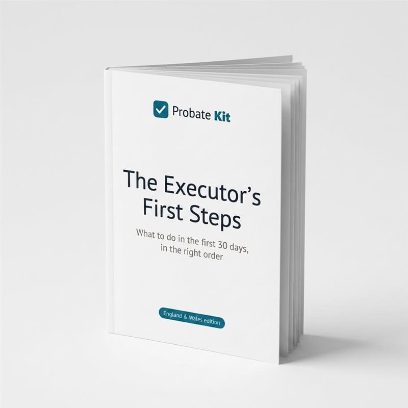 The Executor's First Steps guide, 10 pages
