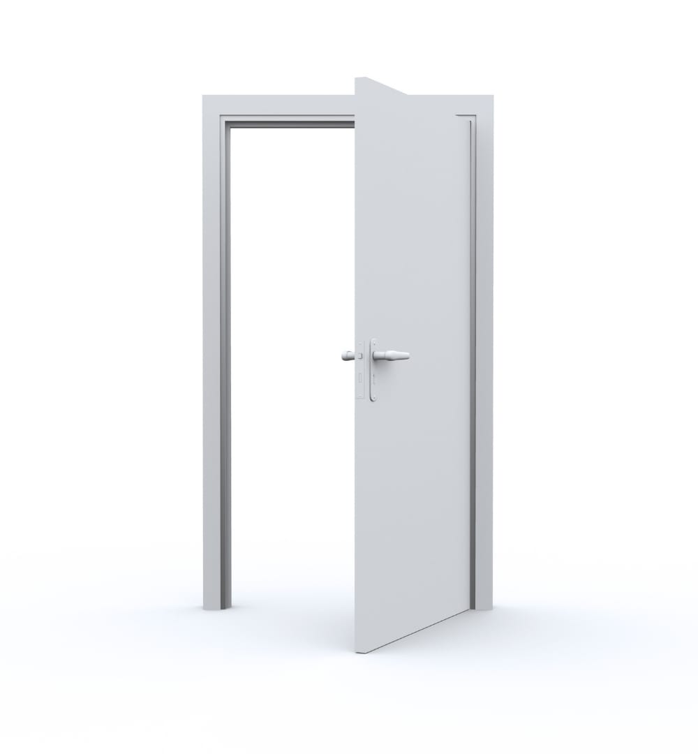 Open door representing new financial possibilities