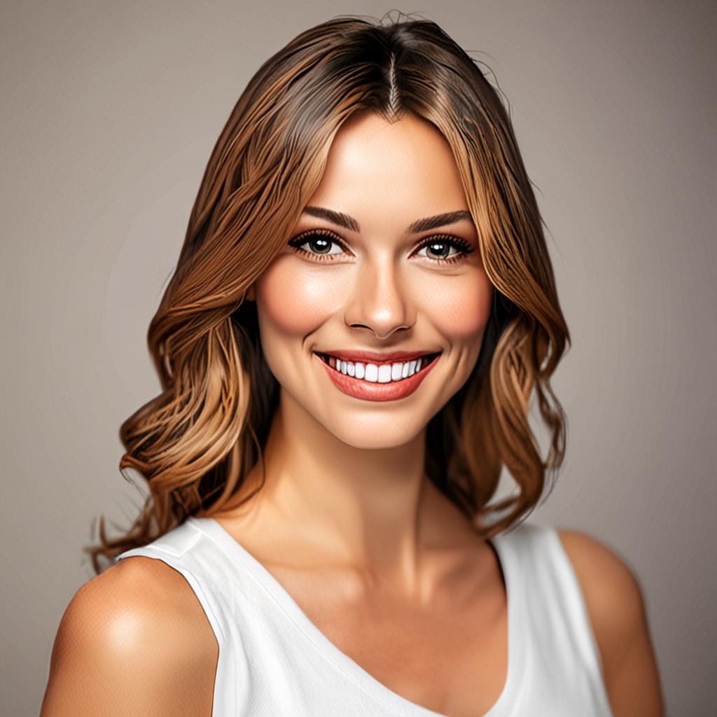 smiling woman portrait