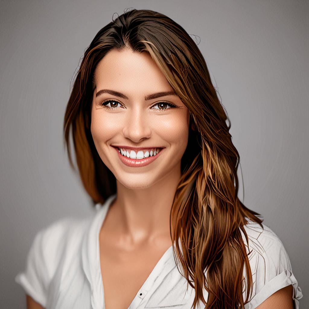 smiling woman portrait