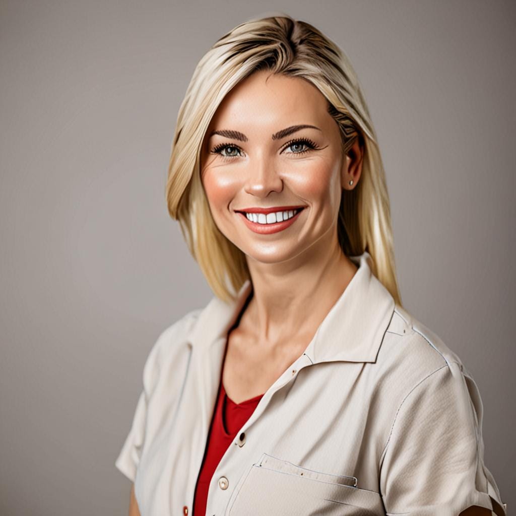 smiling caregiver portrait