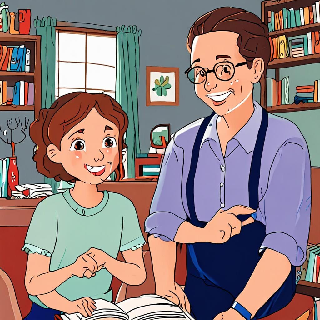 family caregiver children picture book cover soft illustration