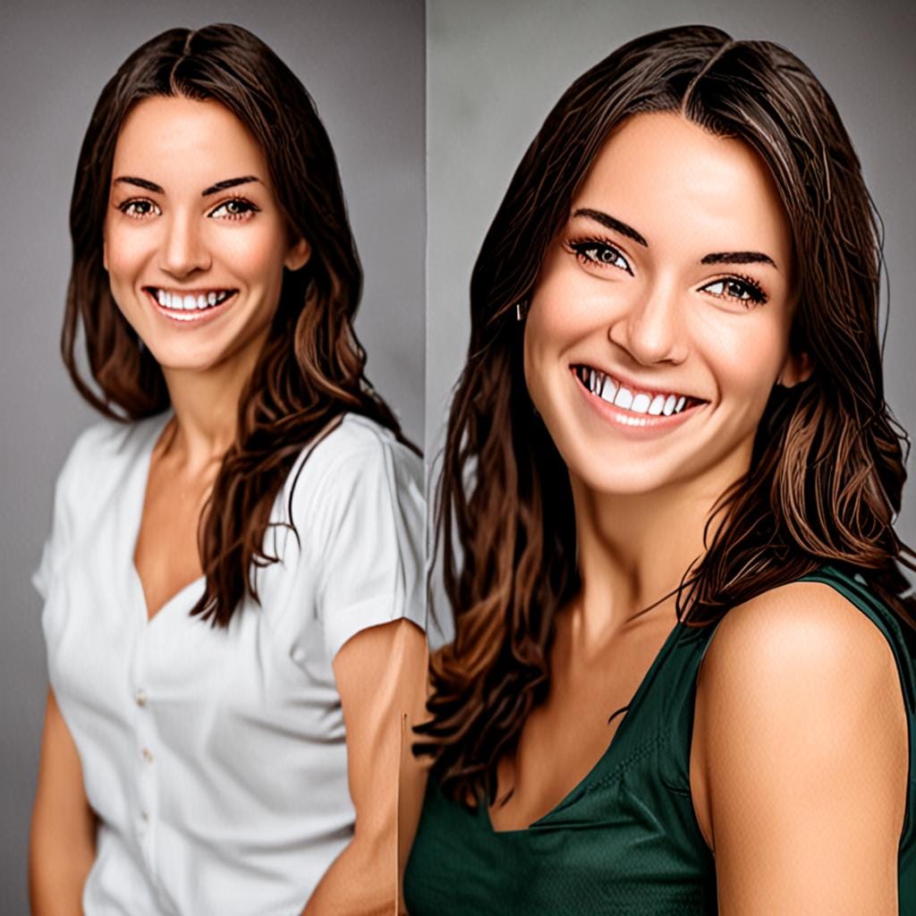 smiling woman portrait
