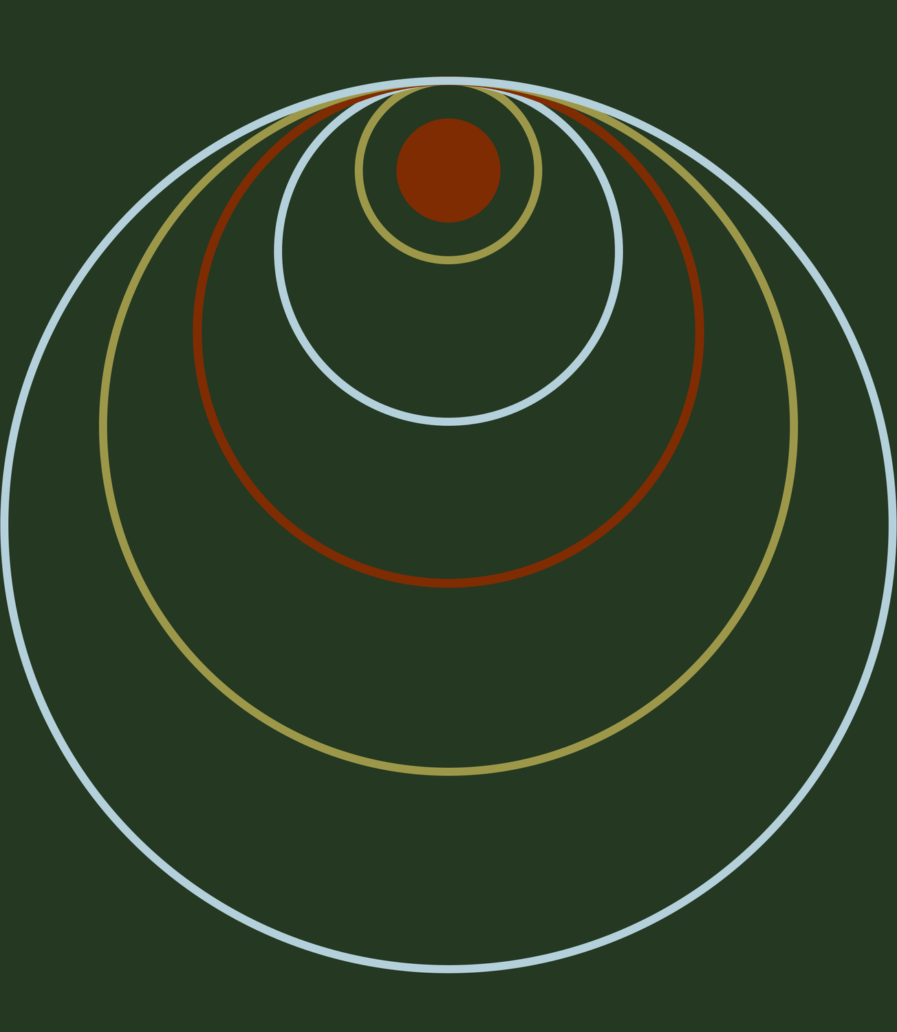 Espiral de Soy Espiral que representa las etapas de reconectar, liberar, crear y expandir