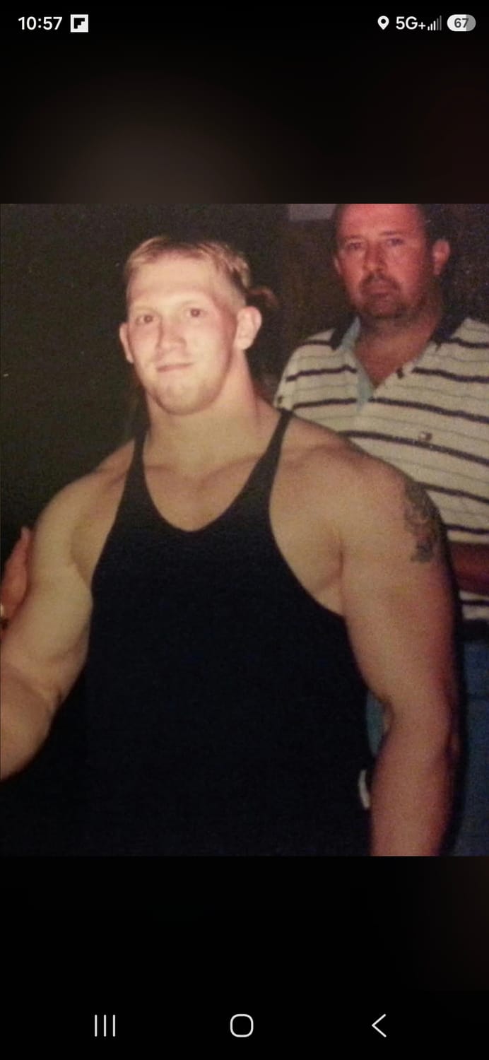 Josh at age 25, at his physical peak