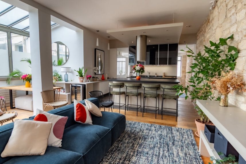 Le salon du loft