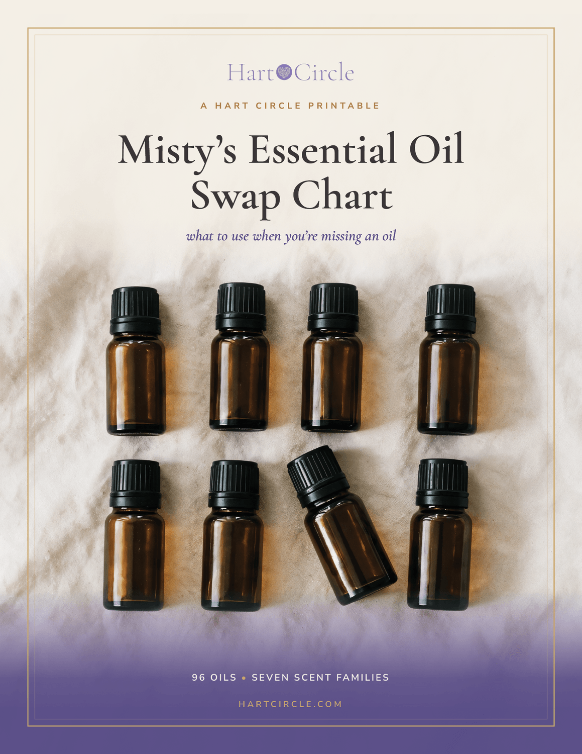 Misty's Essential Oil Swap Chart cover