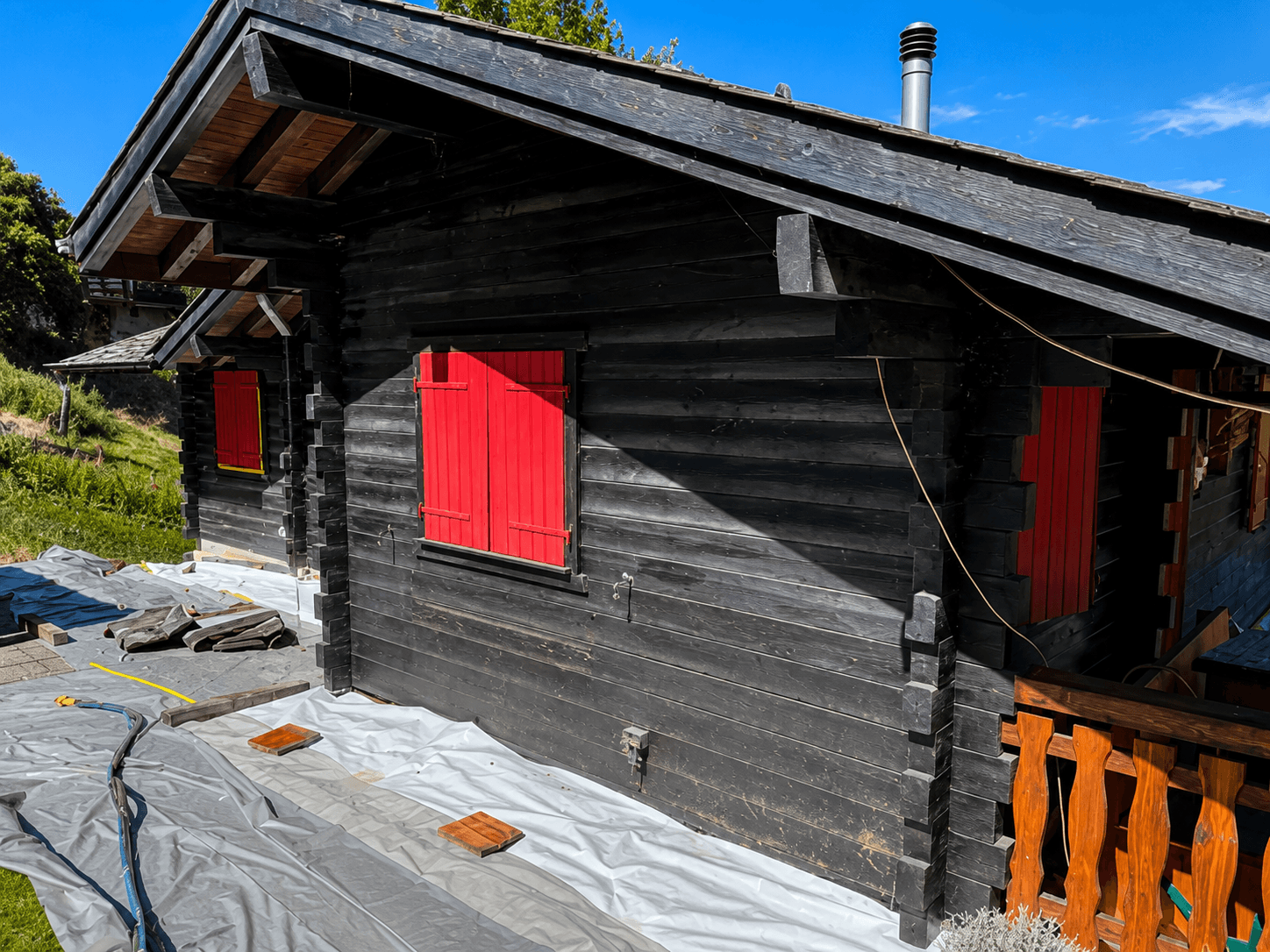 Chalet à Nendaz avant rénovation complète