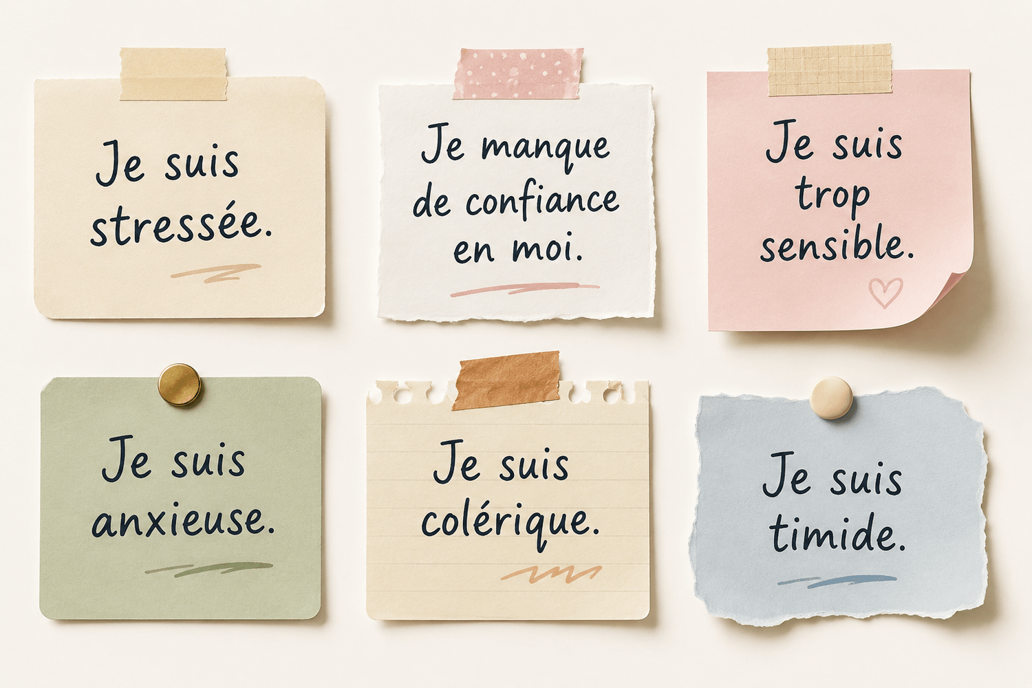 étiquettes émotionnelles