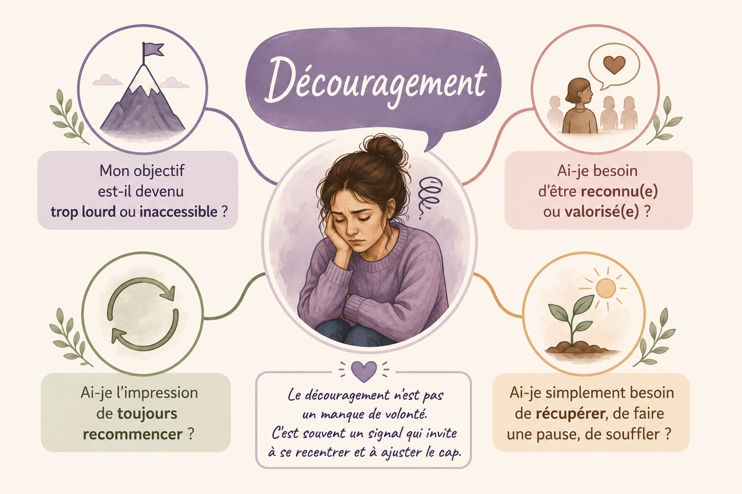 Sources du découragement